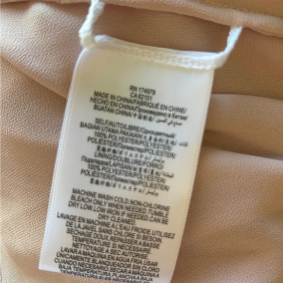 BCBGMaxAzria Dusty Pink Asymmetrical Ruffle Mini Dress Women's Size Medium - Picture 14 of 15